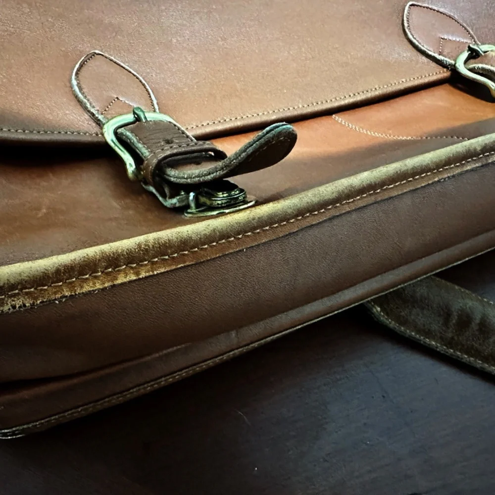 Vintage COACH No. 233-5678 Briefcase – Made in USA – Glove-Tanned Leather –